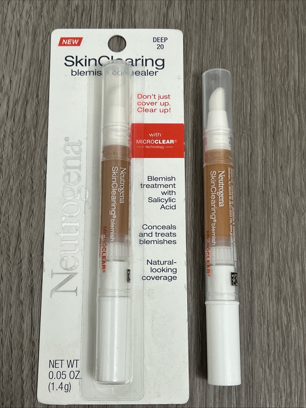 Neutrogena skin clearing blemish concealer deep lot of 2